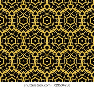Geometric shape abstract vector illustration. Seamless pattern.