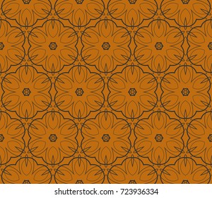 Geometric shape abstract vector illustration. Seamless pattern.