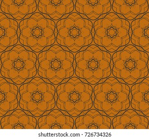 Geometric shape abstract vector illustration. Seamless pattern.
