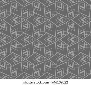 Geometric shape abstract vector illustration. Seamless pattern.