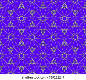 Geometric shape abstract vector illustration. Seamless pattern.