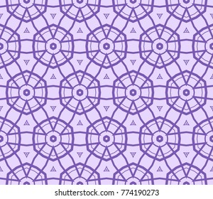 Geometric shape abstract vector illustration. Seamless pattern.