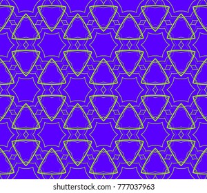 Geometric shape abstract vector illustration. Seamless pattern.