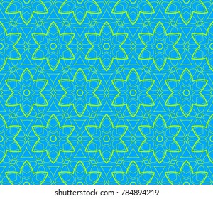 Geometric shape abstract vector illustration. Seamless pattern.