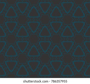 Geometric shape abstract vector illustration. Seamless pattern.