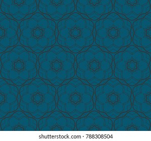 Geometric shape abstract vector illustration. Seamless pattern.