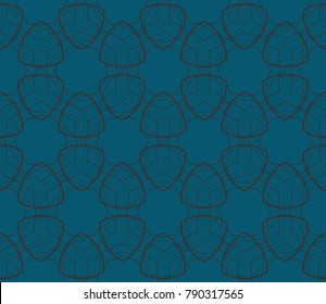 Geometric shape abstract vector illustration. Seamless pattern.