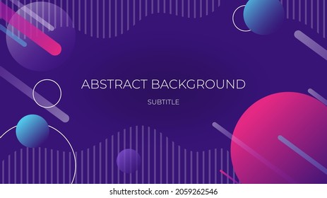 geometric shape background with abstract decoration for banner, landing page, poster. geometric futuristic elements dynamic trendy design.