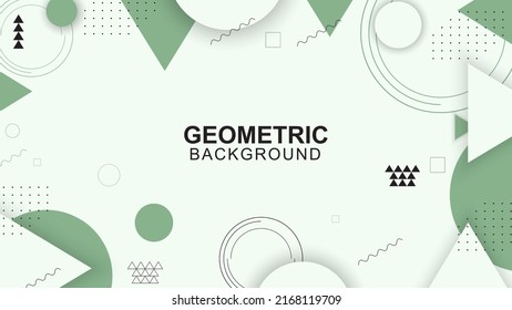 Geometric shape background with modern design