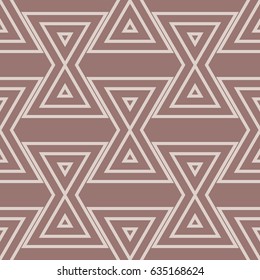 Geometric shape background. Triangle seamless pattern. Vector illustration