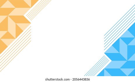 Plantilla de fondo de rótulo de forma geométrica