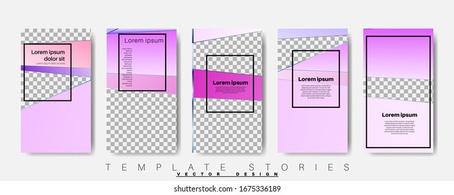 Geometric shape banner template that can be edited for social media posts. vector design