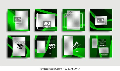 Geometric shape banner template that can be edited for social media posts. vector design