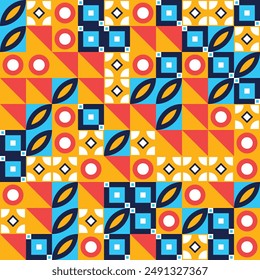 Geometric shape based pattern art