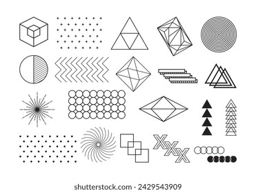 Geometric Shape Border Element Set