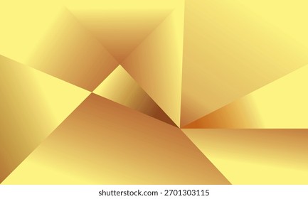Geometric shape. Brown mustard orange gold golden yellow beige white abstract background. Line stripe corner triangle. Color gradient..eps10