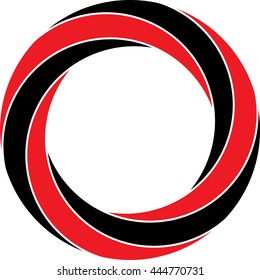 geometric shape circle weaving