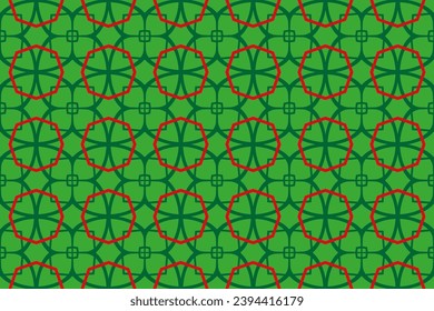 Geometric shape with city-forming abstract background. For greeting card, flyers posters, brochures. Abstract geometric pattern,pattern on a green background