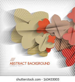 Geometric shape colorful abstract background