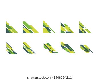 Geometric Shape Corner Element Set