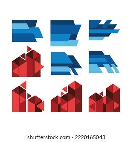 Geometric Shape Corner For Template Background