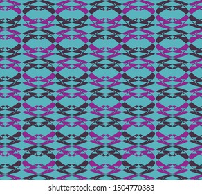 Geometric shape design for fabric and background