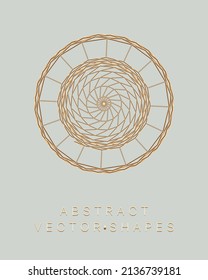 Forma geométrica para el diseño. Ilustración del marco de cables. Cuadrícula molecular. 3 d estilo tecnológico. Ilustración vectorial. Estructura de conexión futurista para la química y la ciencia.