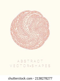 Geometric shape for design. Wireframe illustration. Molecular grid. 3d technology style. Vector illustration. Futuristic connection structure for chemistry and science.