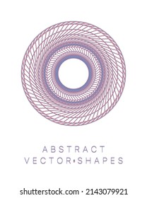 Geometric shape for design. Wireframe illustration. Molecular grid. 3d technology style. Vector illustration. Futuristic connection structure for chemistry and science.