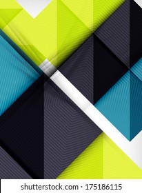 Geometric shape flat abstract background. Blank infographic background
