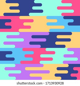 Geometric shape flat background full color