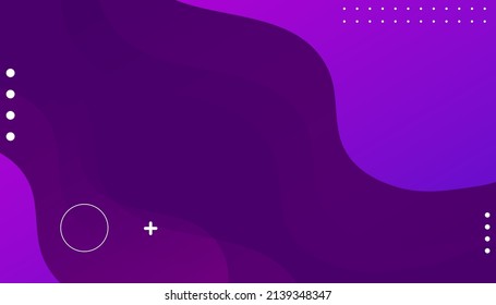 geometric shape with gradient blue and purple background. Colorful dynamic shapes. EPS 10 stock vector