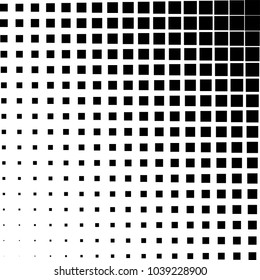 Geometrische Form Halftone-Vektorgrafik