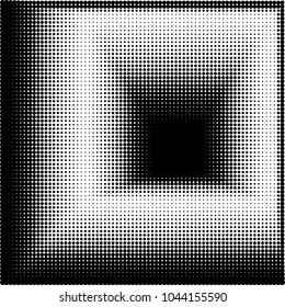 Geometric Shape Halftone Vector Illustration