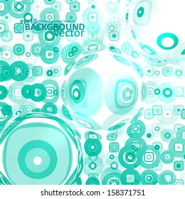 Geometric shape illustration, abstract vector background eps10