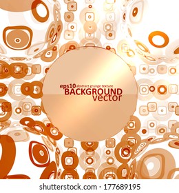 Geometric shape illustration, abstract vector background eps10