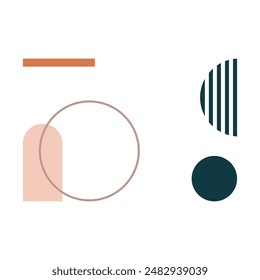 Elemento de Vector recuperable de ilustración de forma geométrica