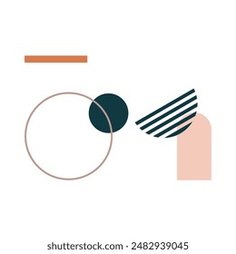 Elemento de Vector recuperable de ilustración de forma geométrica
