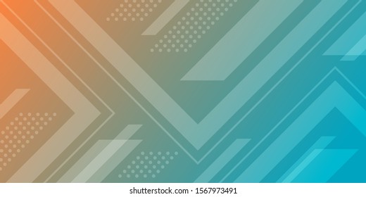 Geometric shape landing page gradient background 