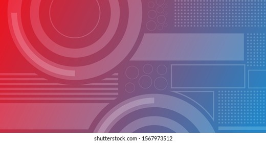 Geometric shape landing page gradient background 