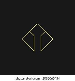 Logotipo de logotipo de forma geométrica