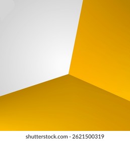 Geometrische Form abstrakte weiße und goldene Farbverlauf Farbhintergrund. Tapete Design