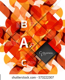 Geometric shape on white vector. Vector template background for workflow layout, diagram, number options or web design