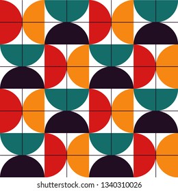 Geometric shape ornament. Modern stylish texture.