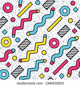 Geometric shape ornament. Modern stylish texture.