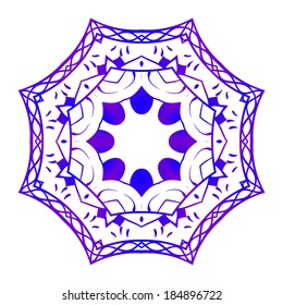 Geometric shape ornament,lace