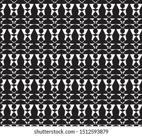 Geometric shape pattern black and white design for fantasy wallpaper and background