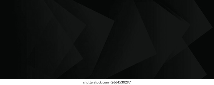 geometric shape pattern dark black background gray metal sharp edges minimalist luxury