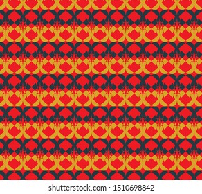 Geometric shape pattern design for fabric printing and for modern background and wallpaper 