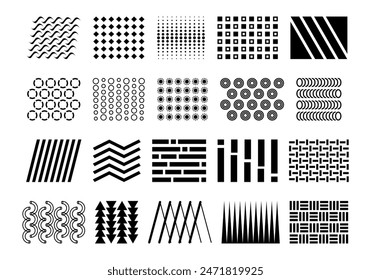 Geometric Shape Pattern Element Set